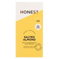 Honest Chocolate 54% Dark Mylk With Salted Almonds